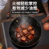 Yiyang Titanium-scented iron wok, non-stick wok, cooking wok, household uncoated induction cooker, gas stove special flat bottom iron wok Application Scenario
